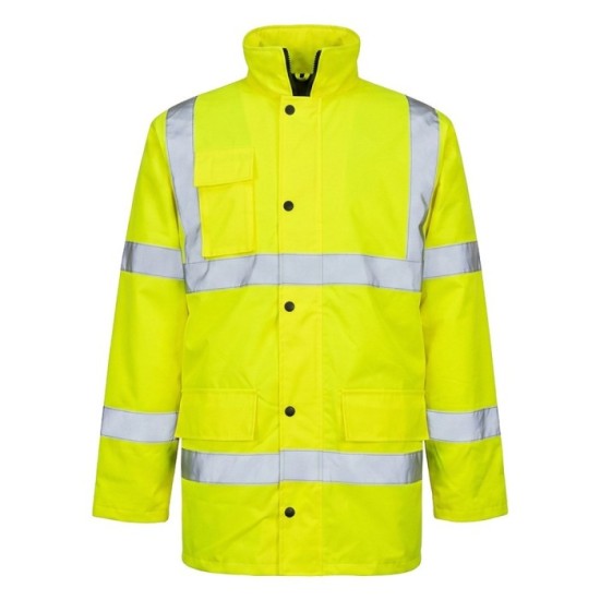 Parka Alta Visibilidad Lluvia Talla XL, 100% Impermeable, Parka Impermeable Trabajo al por Mayor | Almacén de Ferretería