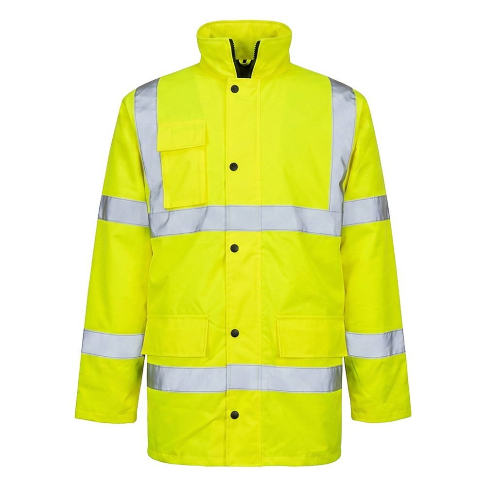 Parka Alta Visibilidad Lluvia Talla XXL, 100% Impermeable, Parka Impermeable Trabajo al por Mayor | Almacén de Ferretería