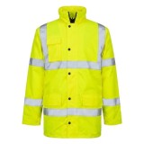 Parka Alta Visibilidad Lluvia Talla XXL, 100% Impermeable, Parka Impermeable Trabajo al por Mayor | Almacén de Ferretería
