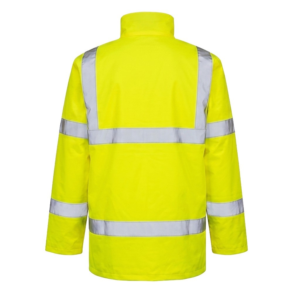 Parka Alta Visibilidad Lluvia Talla XXL, 100% Impermeable, Parka Impermeable Trabajo al por Mayor | Almacén de Ferretería