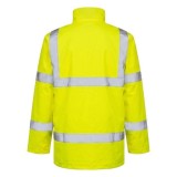 Parka Alta Visibilidad Lluvia Talla XXL, 100% Impermeable, Parka Impermeable Trabajo al por Mayor | Almacén de Ferretería