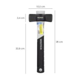 Maceta Mango Fibra Vidrio Mango Fibra Vidrio Con Empuñadura Antideslizante, 800 Gramos 28 cm, al por Mayor | Almacén de Ferreter