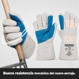 Guantes Americano Serraje Palma Reforzada (Par) al por Mayor | Almacén de Ferretería