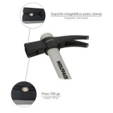 Martillo Encofrador Magentico Fibra Vidrio Mango Fibra Vidrio Con Empuñadura Antideslizante, 700 Gramos 50 cm, al por Mayor | Al