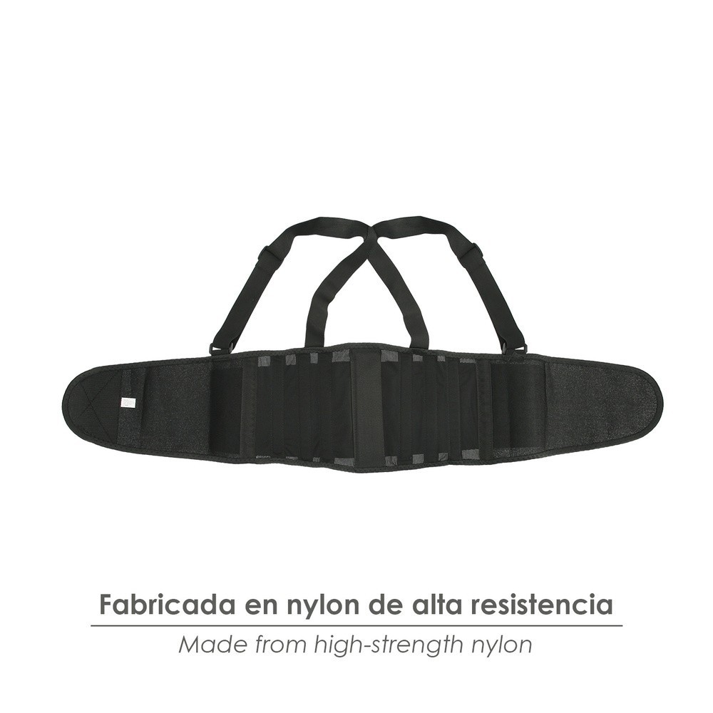 Faja Lumbar Con Tirantes      Talla S/M al por Mayor | Almacén de Ferretería