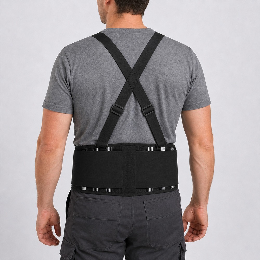Faja Lumbar Con Tirantes      Talla S/M al por Mayor | Almacén de Ferretería