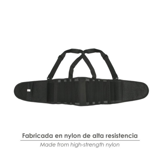 Faja Lumbar Con Tirantes      Talla   L/XL al por Mayor | Almacén de Ferretería