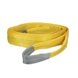 Eslinga Plana Doble Banda 3,000 Kg, Factor Seguridad 7:1, Longitud: 6 Metros Ancho 9 cm, 100% Poliester, Color Amarilla al por M