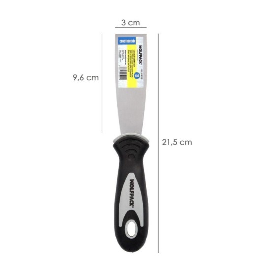 Espatula Mango Gummy Grip Hoja 30 mm, Aplicar Yeso, Pintora, Masillas, Pladur, etc, al por Mayor | Almacén de Ferretería