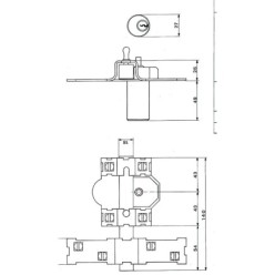 Cerrojo Fac 201-r/ 80-p