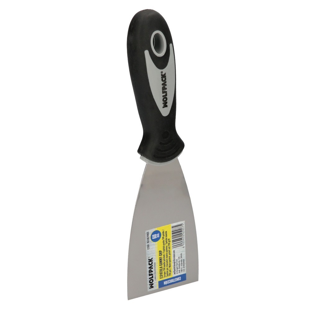 Espatula Mango Gummy Grip Hoja 60 mm, Aplicar Yeso, Pintora, Masillas, Pladur, etc, al por Mayor | Almacén de Ferretería