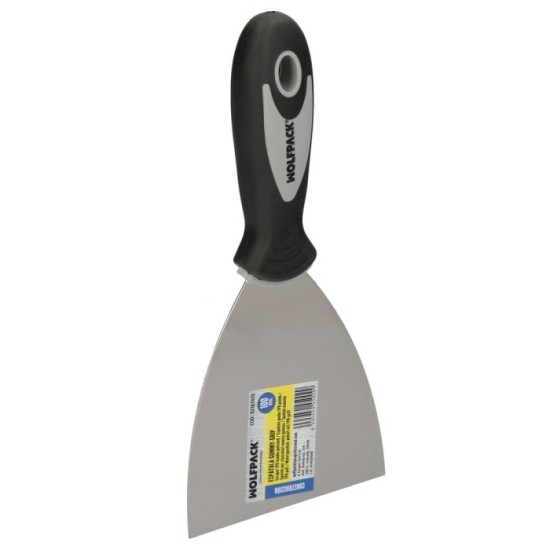 Espatula Mango Gummy Grip Hoja 100 mm, Aplicar Yeso, Pintora, Masillas, Pladur, etc, al por Mayor | Almacén de Ferretería