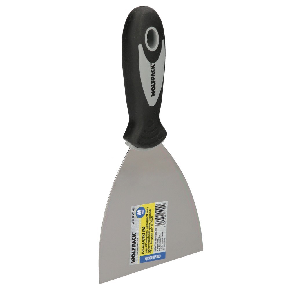 Espatula Mango Gummy Grip Hoja 100 mm, Aplicar Yeso, Pintora, Masillas, Pladur, etc, al por Mayor | Almacén de Ferretería