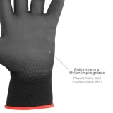 Guantes Poliuretano / Poliester Impregnado  7" (Par) al por Mayor | Almacén de Ferretería