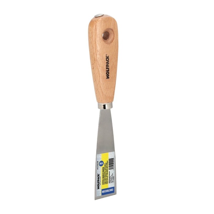 Espatula Mango Madera Hoja Acero 30 mm, Aplicar Yeso, Pintora, Masillas, Pladur, etc, al por Mayor | Almacén de Ferretería