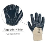 Guantes Nitrilo / Lona Pesados Nimax 8" (Par) al por Mayor | Almacén de Ferretería