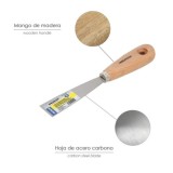 Espatula Mango Madera Hoja Acero 30 mm, Aplicar Yeso, Pintora, Masillas, Pladur, etc, al por Mayor | Almacén de Ferretería