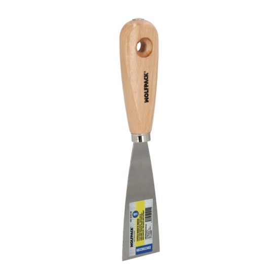 Espatula Mango Madera Hoja Acero 40 mm, Aplicar Yeso, Pintora, Masillas, Pladur, etc, al por Mayor | Almacén de Ferretería