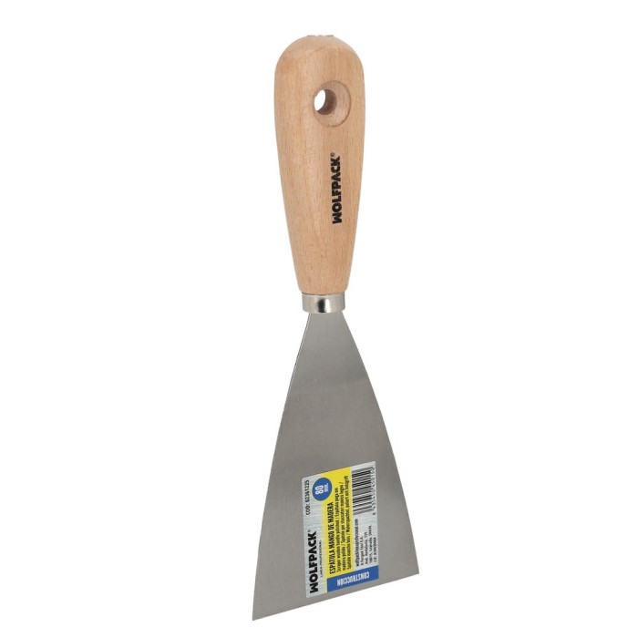 Espatula Mango Madera Hoja Acero 80 mm, Aplicar Yeso, Pintora, Masillas, Pladur, etc, al por Mayor | Almacén de Ferretería