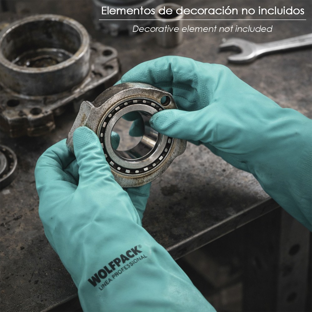 Guante Nitrilo Oil Resistant XXL 11" (Par) al por Mayor | Almacén de Ferretería