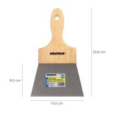 Espatula Techos Mango Madera Hoja Acero 90 x 140 mm, Aplicar Yeso, Pintora, Masillas, Pladur, etc, al por Mayor | Almacén de Fer