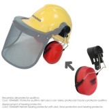 Recambio Protector Auditivo Para Casco Con Visera, Protector Facial De Rejilla y Protector Auditivo Maurer Modelo 99790 al por M