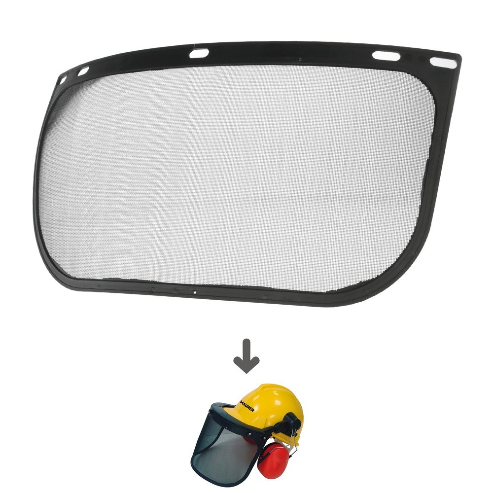 Recambio Protector Facial Para Casco Con Visera, Protector Facial De Rejilla y Protector Auditivo Maurer Modelo 99790 al por May