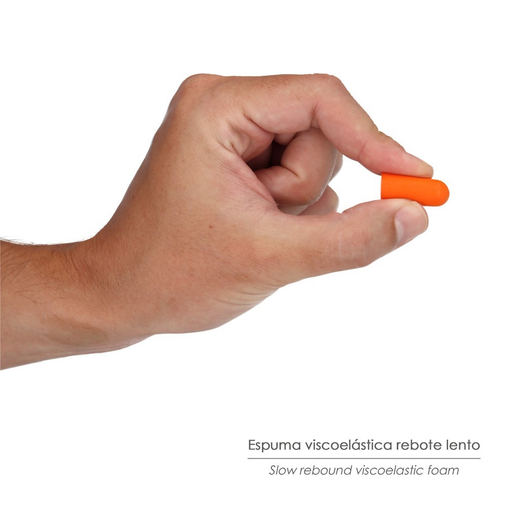 Tapón Espuma Pu Para Oídos Set 2 Tapones Snr 31 Db Trabajar, Dormir, Estudiar, Leer, Viajar, Ronquidos, Proteccion Auditiva, al 