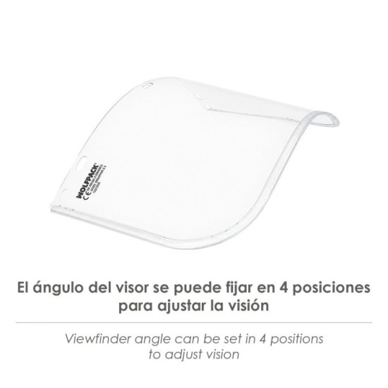 Protector Facial policarbonato Transparente, Recambio al por Mayor | Almacén de Ferretería