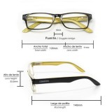 Gafas Lectura Kansas Negro / Amarillo, Aumento +1,5 Gafas De Vista, Gafas De Aumento, Gafas Visión Borrosa al por Mayor | Almacé