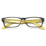 Gafas Lectura Kansas Negro / Amarillo, Aumento +2,5 Gafas De Vista, Gafas De Aumento, Gafas Visión Borrosa al por Mayor | Almacé