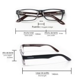 Gafas Lectura Kansas Azul Oscuro / Rojo, Aumento +1,0 Gafas De Vista, Gafas De Aumento, Gafas Visión Borrosa al por Mayor | Alma