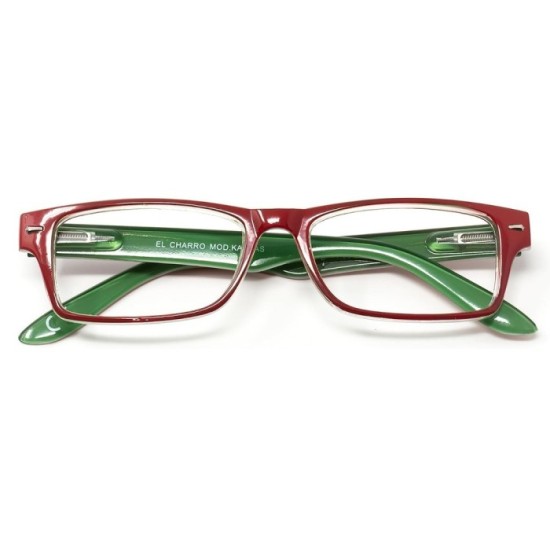 Gafas Lectura Kansas Rojo / Verde, Aumento +2,0 Gafas De Vista, Gafas De Aumento, Gafas Visión Borrosa al por Mayor | Almacén de