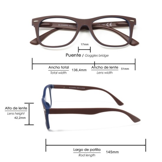Gafas Lectura Illinois Rojas Aumento +1,0 Gafas De Vista, Gafas De Aumento, Gafas Visión Borrosa al por Mayor | Almacén de Ferre