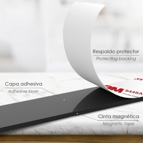 Cinta Magnetica Adhesiva A+B 1+1m 15mm al por Mayor | Almacén de Ferretería
