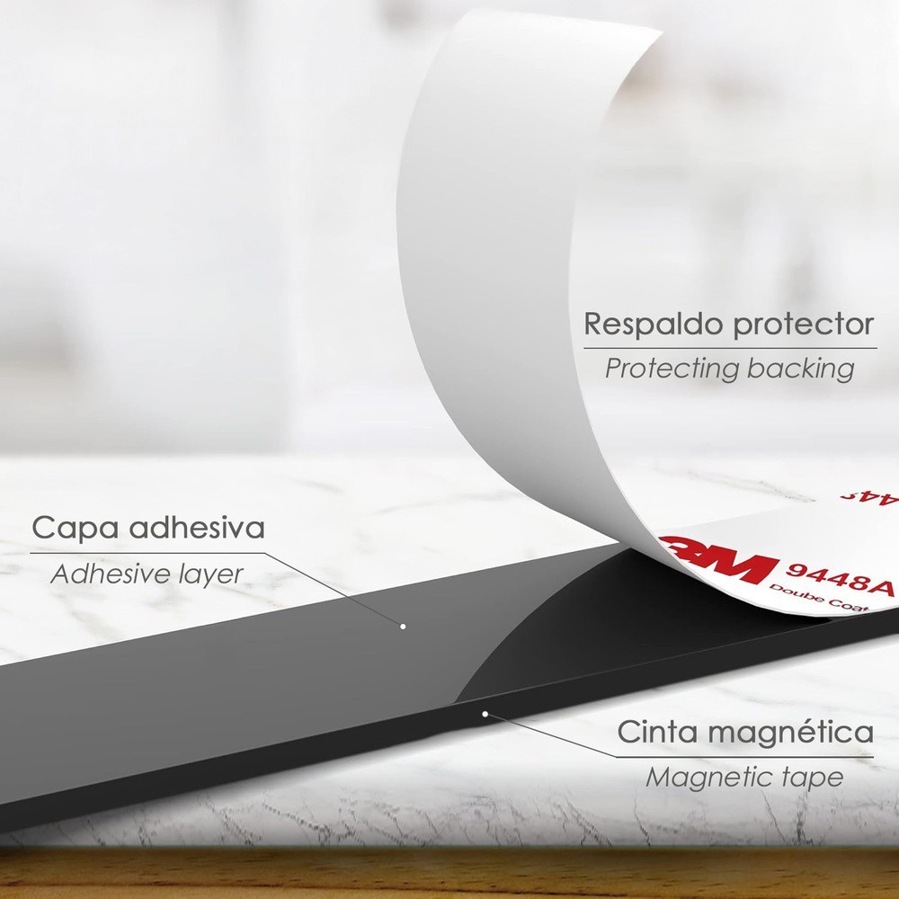 Cinta Magnetica Adhesiva A+B 1+1m 15mm al por Mayor | Almacén de Ferretería