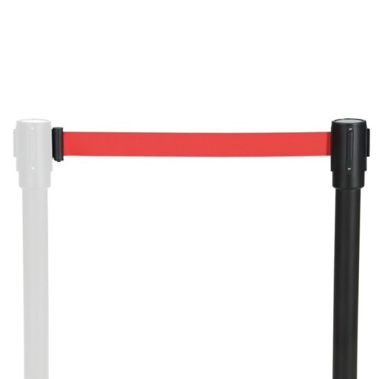 Poste Separador Cinta Extensible 3 Metros, Ø Base 32 cm, Ø Tubo 5,1 cm,   Altura 91 cm, al por Mayor | Almacén de Ferretería