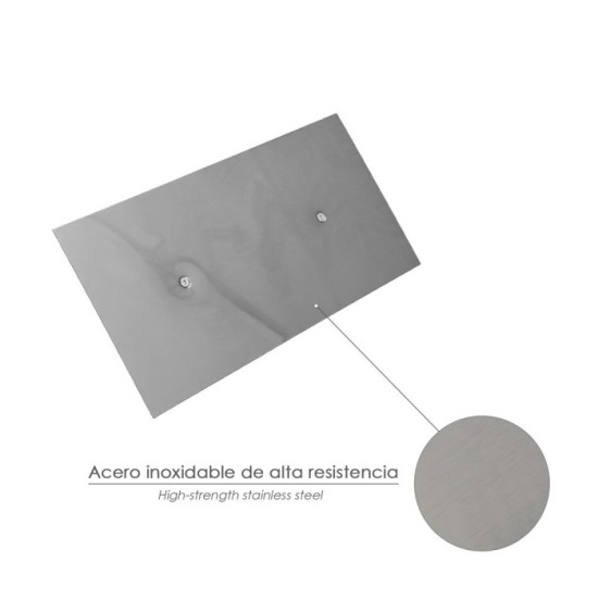 Llana Profesional Acero Inoxidable Mango Polipropileno Acabado Liso 300x150mm, al por Mayor | Almacén de Ferretería