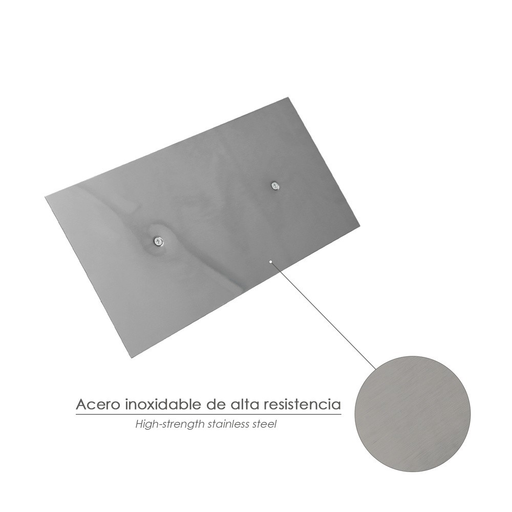 Llana Profesional Acero Inoxidable Mango Polipropileno Acabado Liso 300x150mm, al por Mayor | Almacén de Ferretería