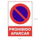 Cartel Prohibido Aparcar  21x 30 (Alt,) cm, al por Mayor | Almacén de Ferretería