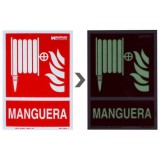 Cartel / Señal Fluorescente Manguera 21x 30 (Alt,) cm, al por Mayor | Almacén de Ferretería