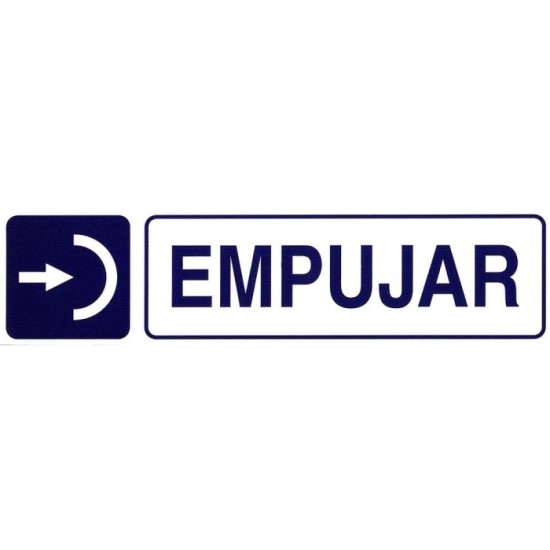 Rotulo Adhesivo 250x63 mm, Empujar al por Mayor | Almacén de Ferretería