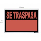 Cartel Se Traspasa 70 x 50(Alt,)  cm, al por Mayor | Almacén de Ferretería