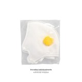 Mascarilla Respiratoria FFP2 Con Valvula, Plegable (20 Unidades) Envasadas Individualmente al por Mayor | Almacén de Ferretería