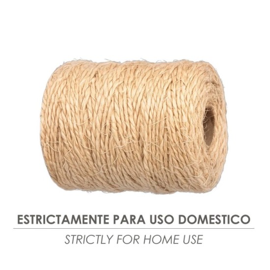 Cuerda Sisal Nº1 Hilo de 2 Cabos (Bobina 220 gr, / 50 m,) al por Mayor | Almacén de Ferretería
