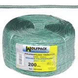 Cuerda Trenzada Polipropileno Blanca / Verde (Bobina 200 m,) al por Mayor | Almacén de Ferretería