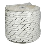 Cuerda Poliester Trenzada Blanco / Azul 10 mm, Bobina 100 m, al por Mayor | Almacén de Ferretería