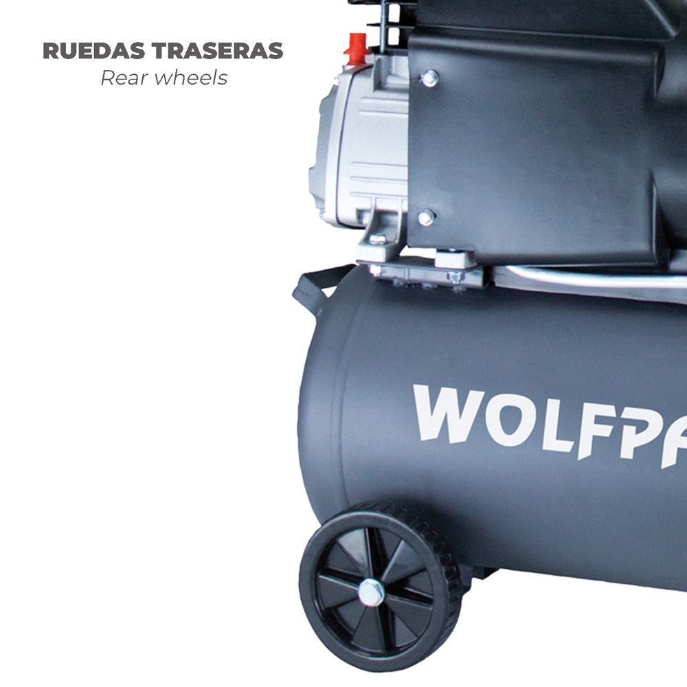 Compresor Aire 24 Litros / 8 Bares / 1,5 Kw - 2,0 HP al por Mayor | Almacén de Ferretería