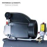 Compresor Aire 24 Litros / 8 Bares / 1,5 Kw - 2,0 HP al por Mayor | Almacén de Ferretería