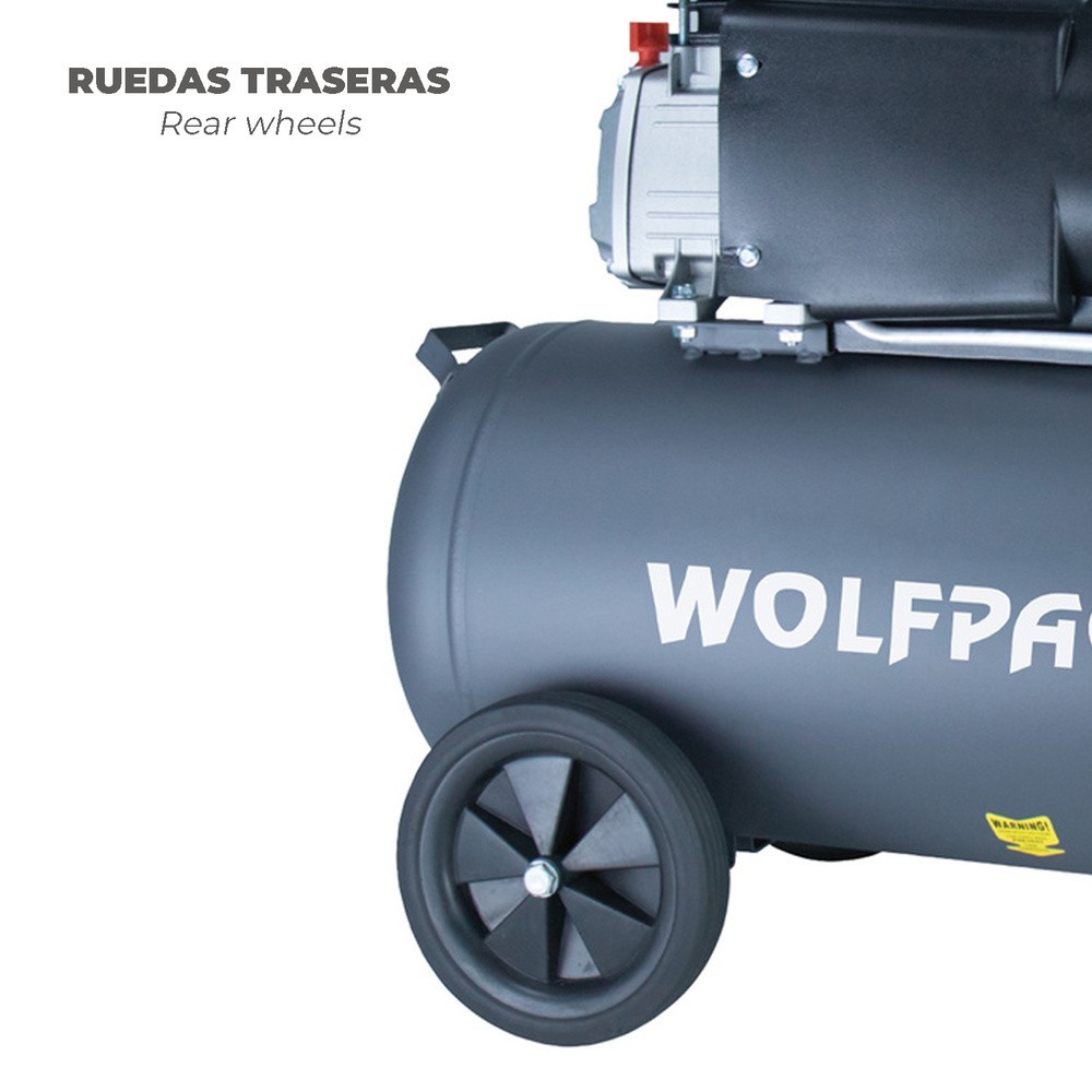 Compresor Aire 50 Litros / 8 Bares / 1,5 Kw - 2,0 HP al por Mayor | Almacén de Ferretería